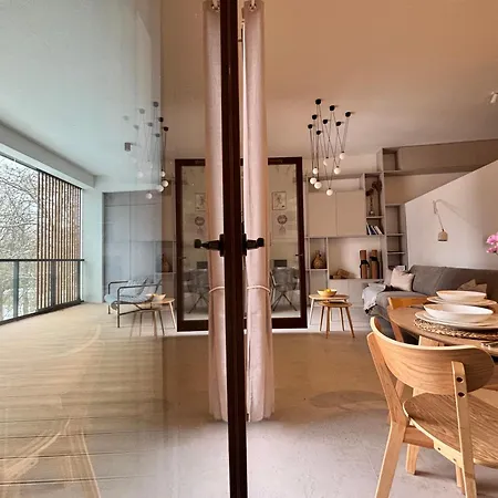 Yoga Zen, Z Tarasem I Widokiem Na Park Apartment Lodz (Lodz)