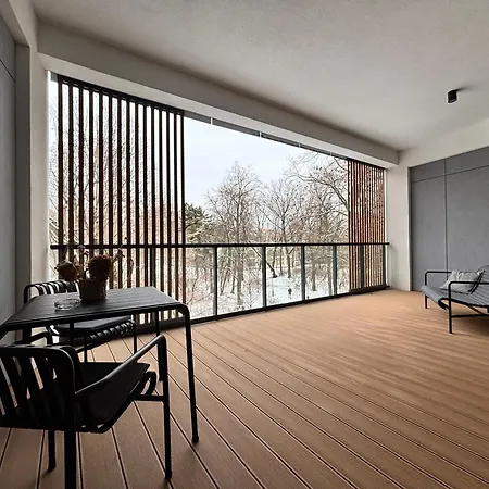 Yoga Zen, Z Tarasem I Widokiem Na Park Apartment Lodz (Lodz)