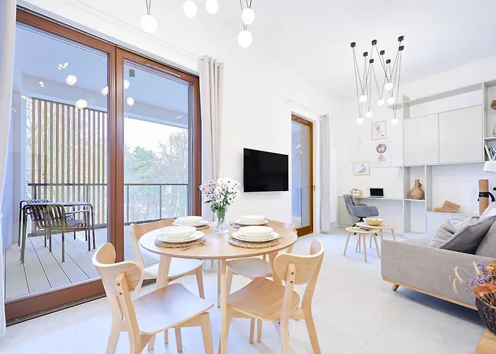 Apartman Yoga Zen, Z Tarasem I Widokiem Na Park Łódź